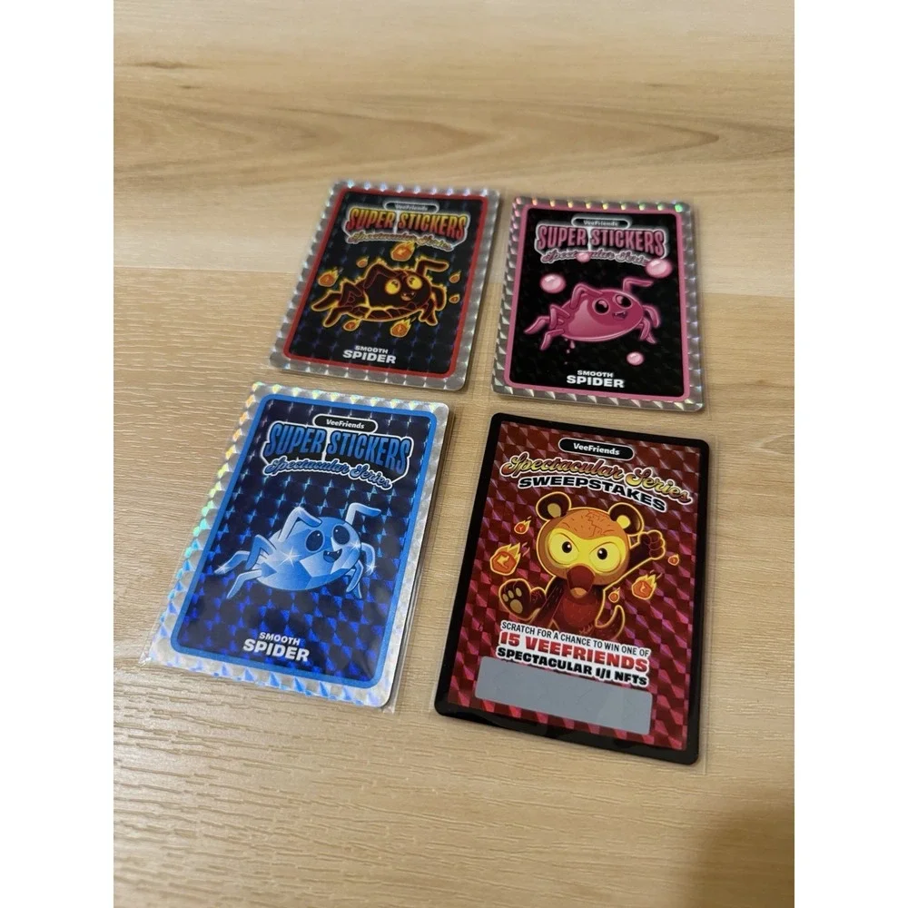 2026 VeeFriends Super Stickers Spectacular Lot Smooth Spider Lava Bubblegum